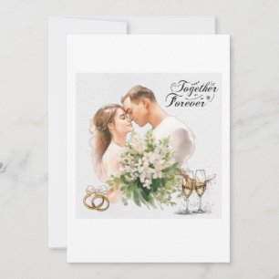 Together Forever Wedding Invitation