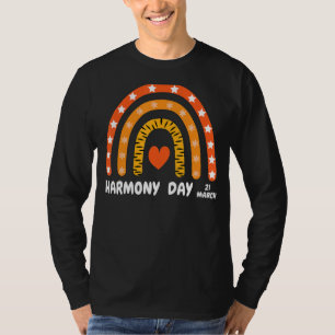 Together Harmony Day March 21 Rainbow Orange Kids T-Shirt