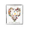 Together Heart Shaped Photo Collage Personalised