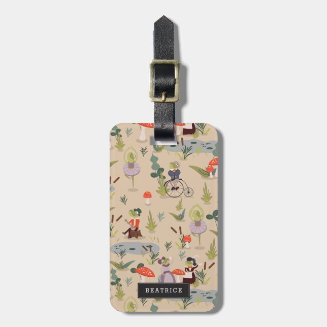 Together in Frog Land Luggage Tag (Front Vertical)