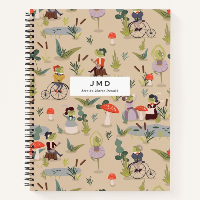 Together in Frog Land Notebook (Front)