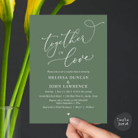 Together in Love, Romantic Couples Shower Party