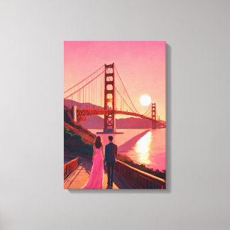 "Together in Serenity: A Scenic Love Story" Canvas Print