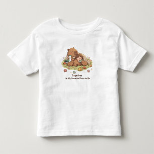 Together Is My Favourite Place To Be Capybara Frie Toddler T-Shirt