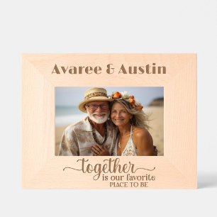 Together Is Our Favourite Place to Be Etched Frames