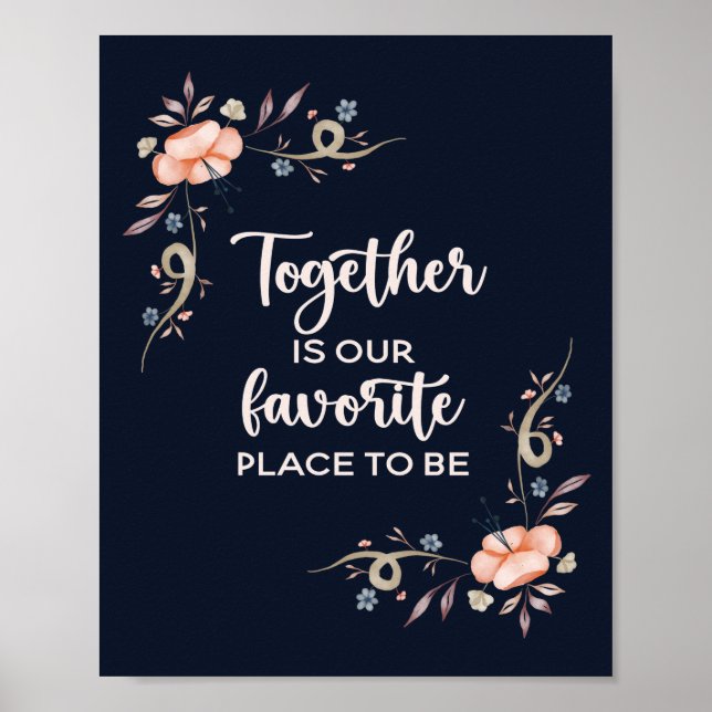 Together is our favourite place to be poster (Front)