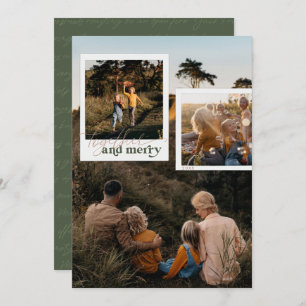 Together & Merry   Nostalgic Five Photo Christmas 