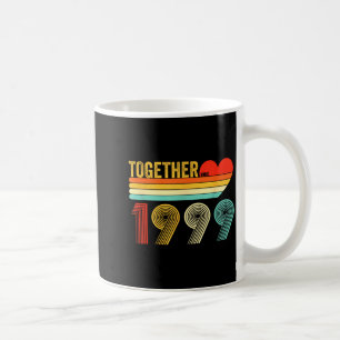 Together Since 1999 Shirt Retro Couple Anniversary Coffee Mug