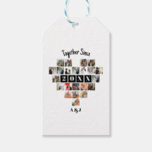 Together Since Year 22 Heart Photo Collage Couple