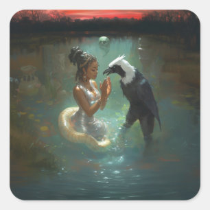 Together Square Sticker
