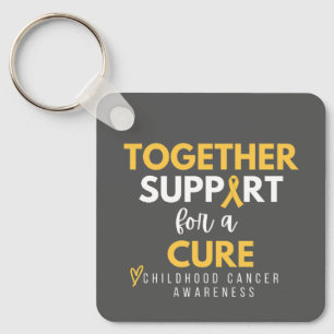 together support for a cure cancer keychain