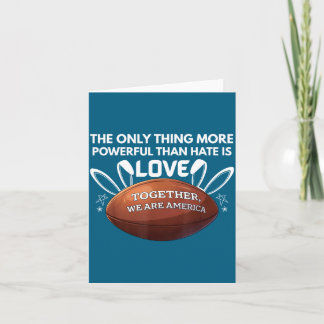 Together we are america funny saying love card