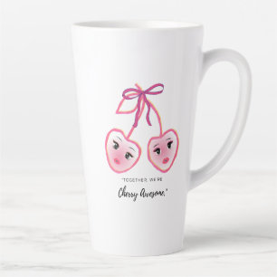 TOGETHER WE ARE CHERRY AWSOME LATTE MUG
