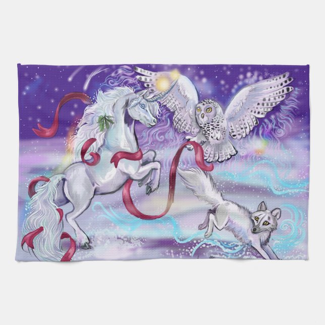 Together we are One Unicorn Tea Towel (Horizontal)