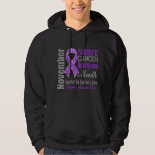 Together We Can Find a Cure - Pancreatic  Cancer Hoodie