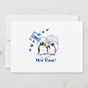 Together We Can Motivational quote Invitation