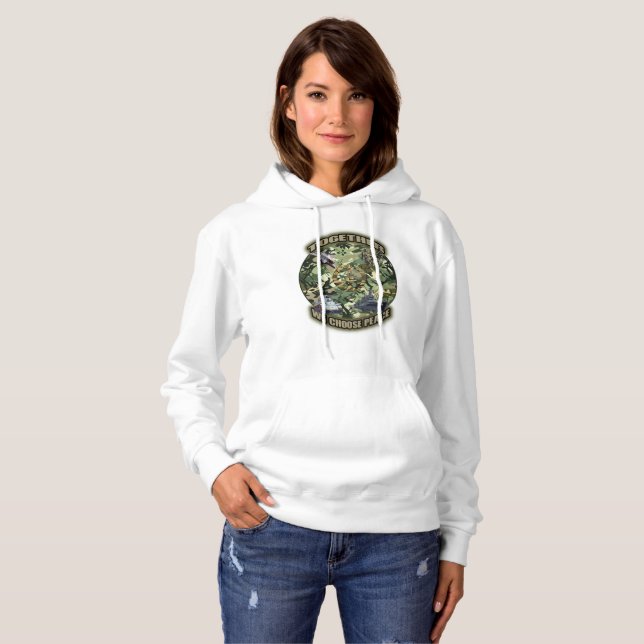 Together, we choose peace hoodie (Front Full)