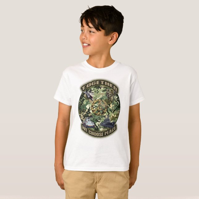 Together, we choose peace T-Shirt (Front Full)