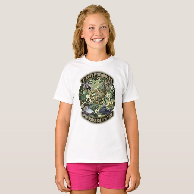 Together, we choose peace T-Shirt (Front Full)
