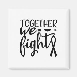 Together We Fight Breast Cancer Survivor Awareness Magnet