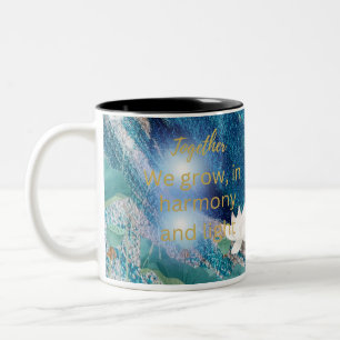 Together We Grow Mug – Harmony & Light Affirmation