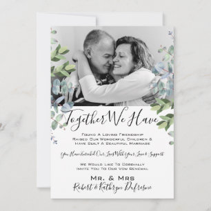 Together We Have w/Photo Vow Renewal Invitation