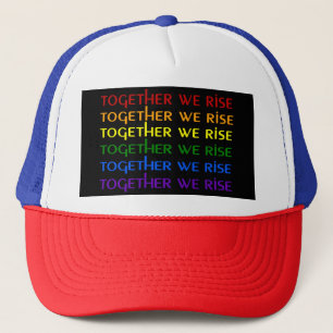 Together We Rise Pride Trucker Hat