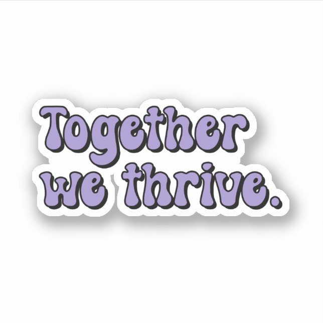 Together we thrive Purple Neurodiversity (Front)