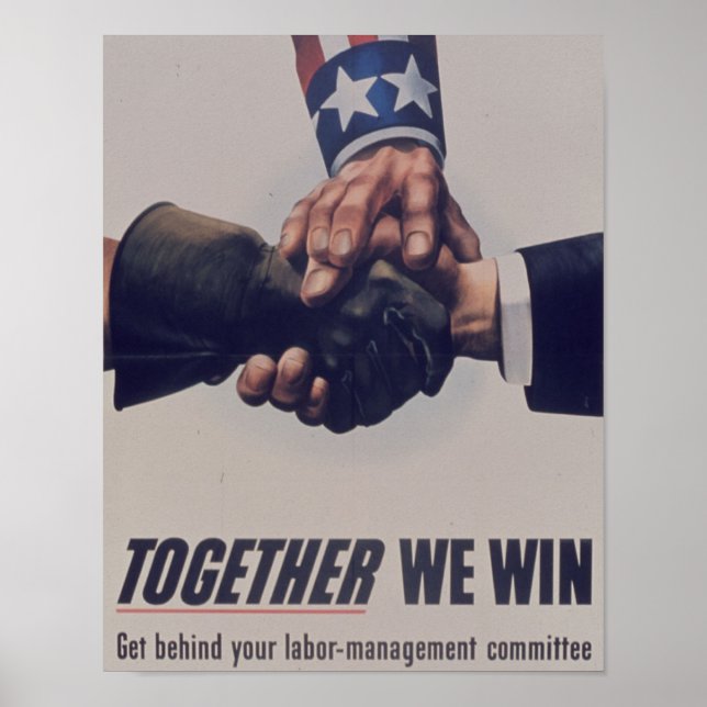 Together we win poster (Front)
