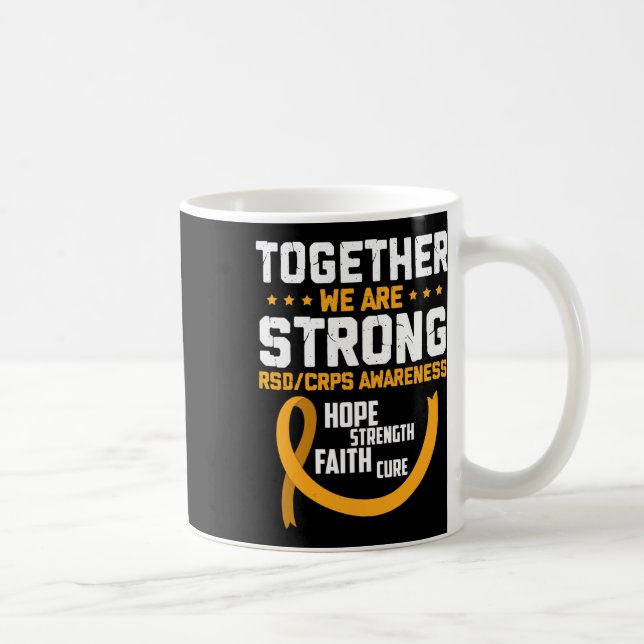 Together We're Strong Rsdcrps Awareness  Coffee Mug (Right)