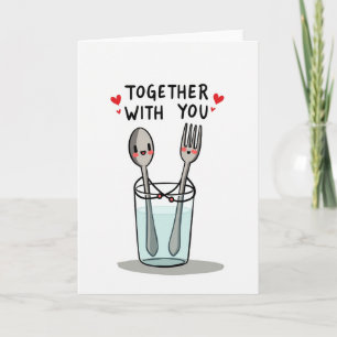 Together With You Cute Card
