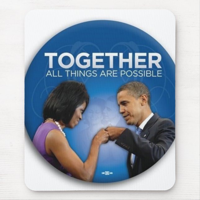 together - yes we did! mouse mat (Front)