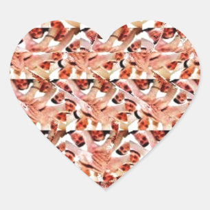 Togetherness stereogram heart sticker