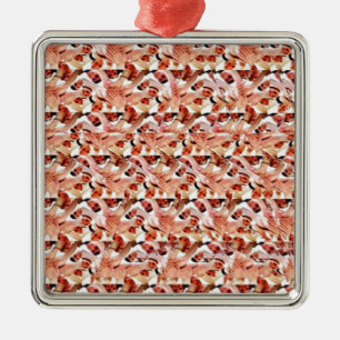 Togetherness stereogram metal tree decoration