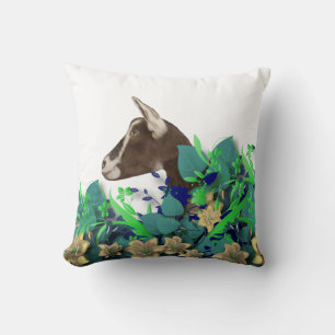 Toggenburg Dairy Goat Herd Name Goat Pillow