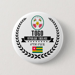 Togo 6 Cm Round Badge