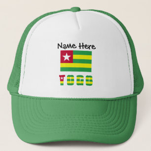 Togo and Togolese Flag Personalised  Trucker Hat