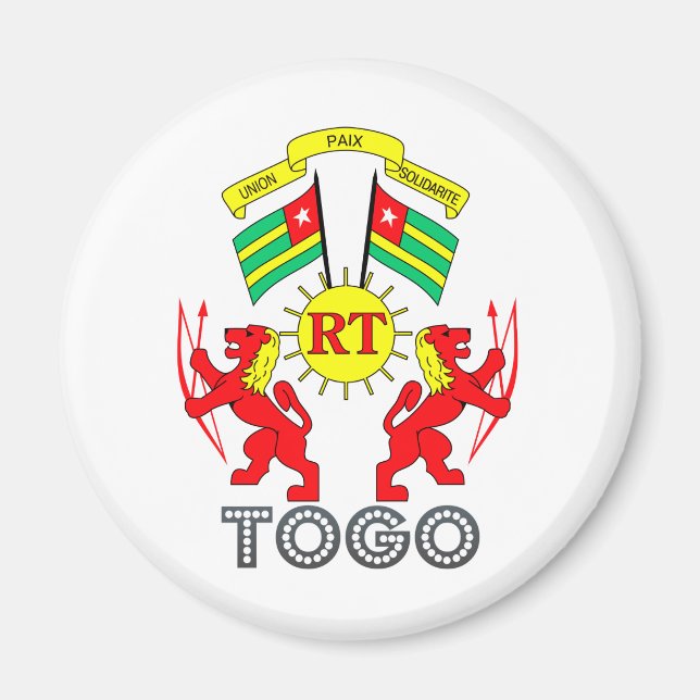 Togo Coat of Arms Magnet (Front)