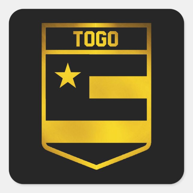 Togo Emblem Square Sticker (Front)