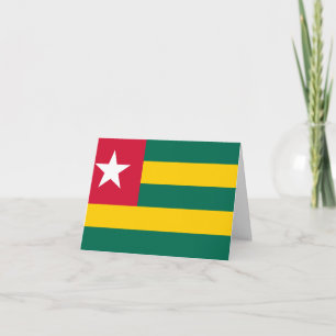 Togo Flag Card