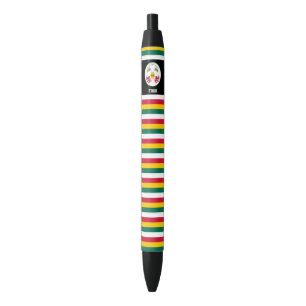 Togo Flag Cute Patriotic Black Ink Pen