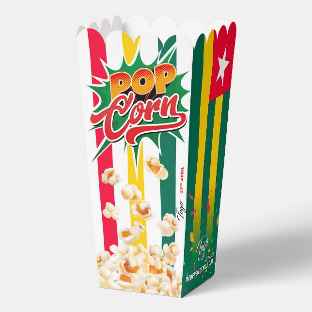 Togo flag favour box (Back)