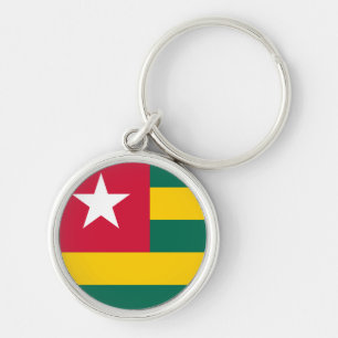 Togo Flag Key Ring
