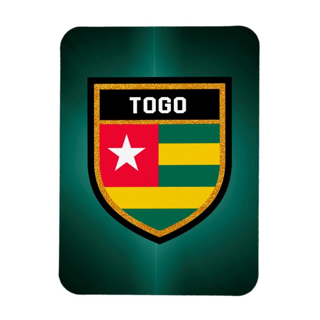 Togo Flag Magnet (Vertical)