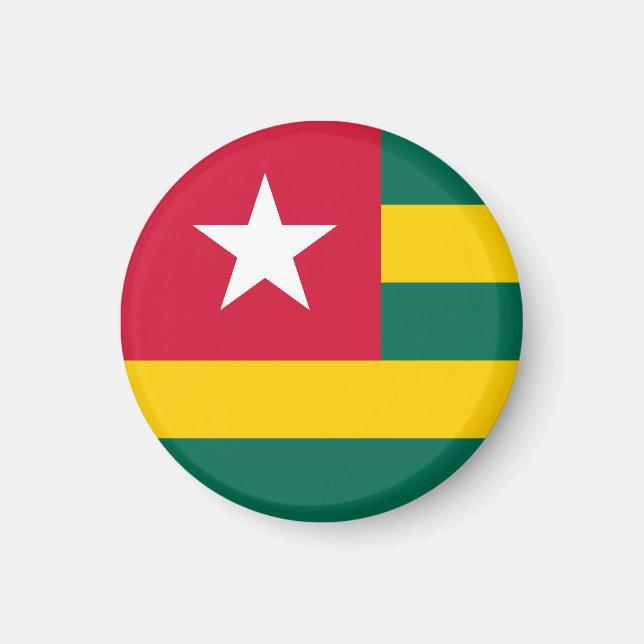 Togo flag magnet (Front)
