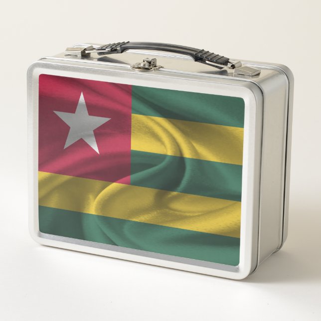 Togo Flag Metal Lunch Box (Front)