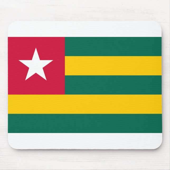 Togo Flag Mouse Mat (Front)