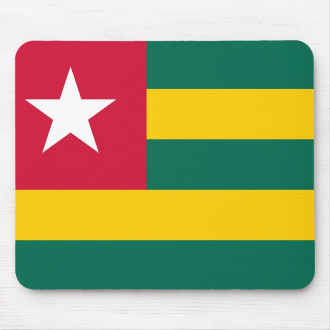 Togo Flag Mouse Mat (Front)