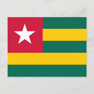 Togo Flag Postcard