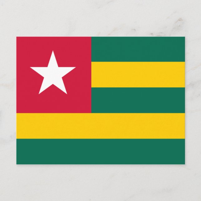 Togo Flag Postcard (Front)